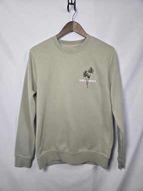 Retrofit Sage “Los Angeles” Palm Tree Crewneck Sweater – Size M